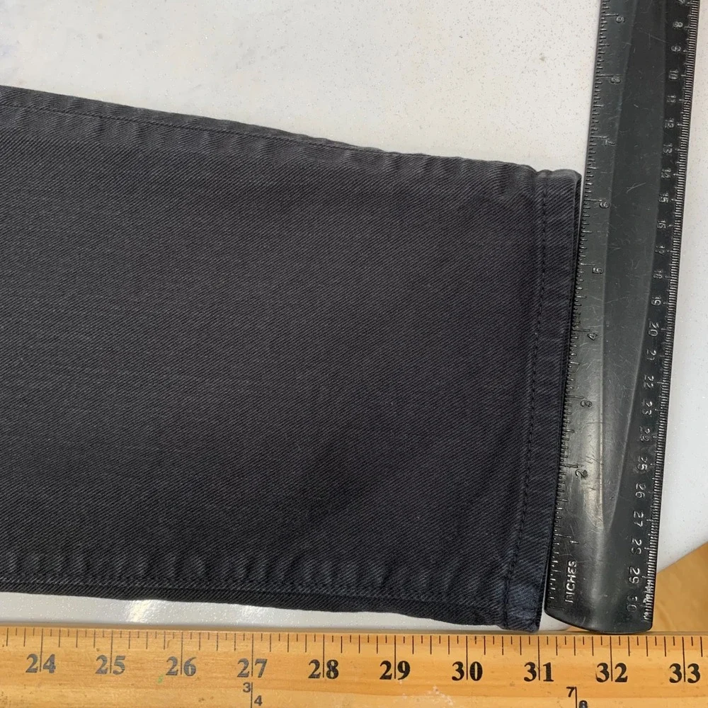 J.Crew 484 Slim Fit Stretch Jeans Mens 33x32 (33x31) Black Fade Tapered Leg